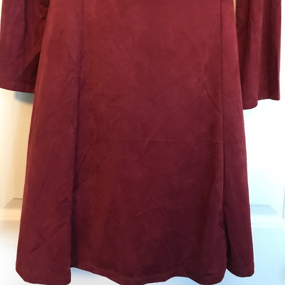 NWT Super Soft Red A-Line w/Brass Eyelets - Picture 3 of 6